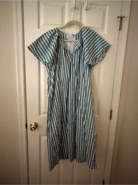 Addison Bay Grace Dress Green Striped